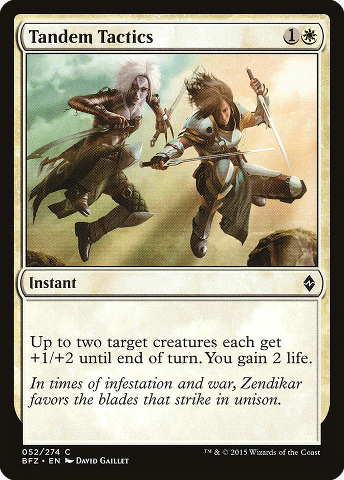 Tandem Tactics [Battle for Zendikar] MTG Single Magic: The Gathering | Red Claw Gaming