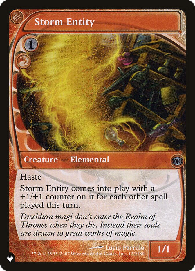 Storm Entity [The List] MTG Single Magic: The Gathering    | Red Claw Gaming