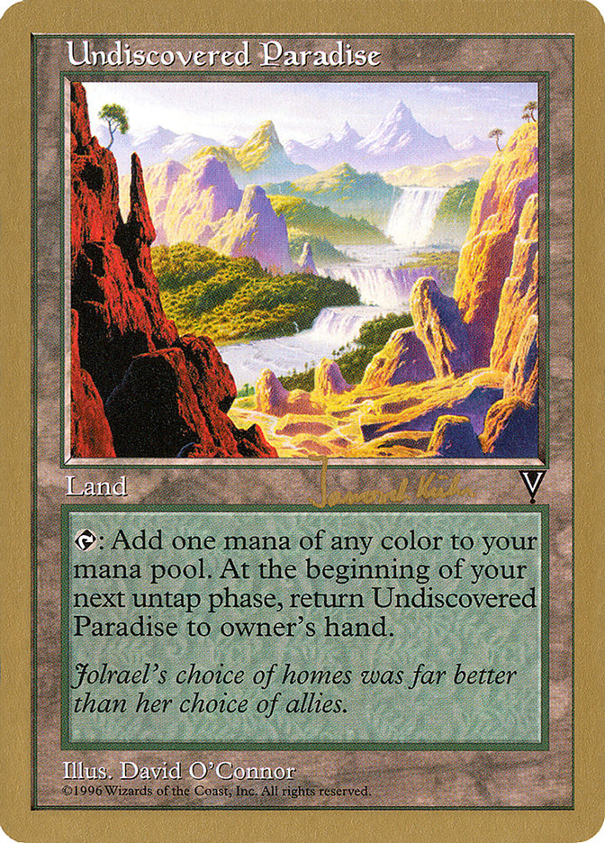 Undiscovered Paradise (Janosch Kuhn) [World Championship Decks 1997] MTG Single Magic: The Gathering | Red Claw Gaming