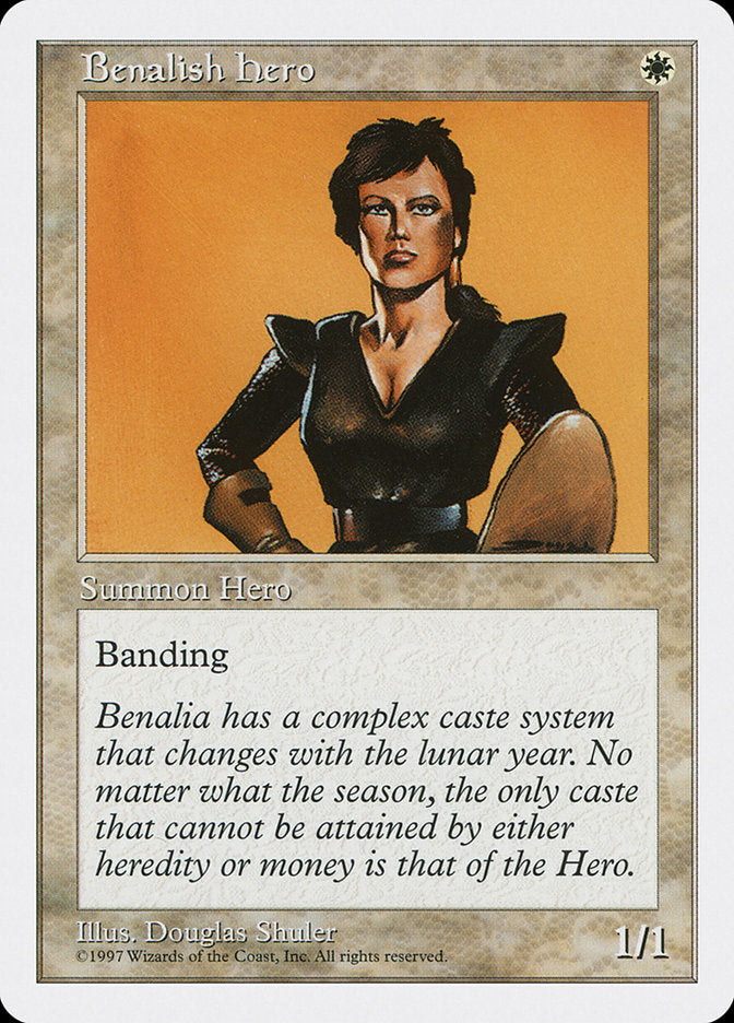 Benalish Hero [Fifth Edition] MTG Single Magic: The Gathering | Red Claw Gaming