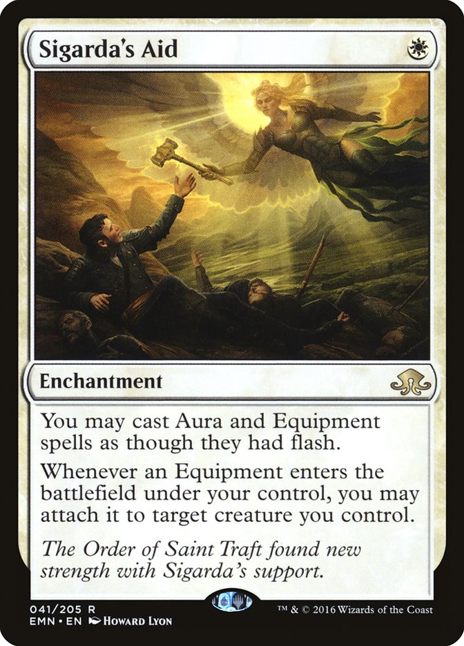 Sigarda's Aid [Eldritch Moon] MTG Single Magic: The Gathering | Red Claw Gaming