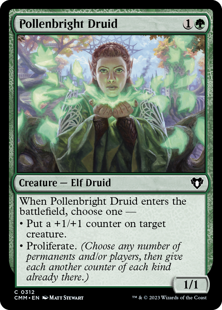 Pollenbright Druid [Commander Masters] MTG Single Magic: The Gathering    | Red Claw Gaming
