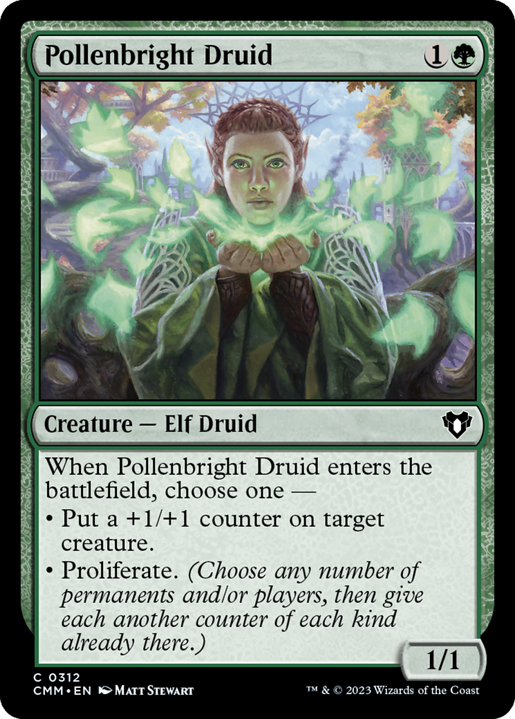 Pollenbright Druid [Commander Masters] MTG Single Magic: The Gathering | Red Claw Gaming