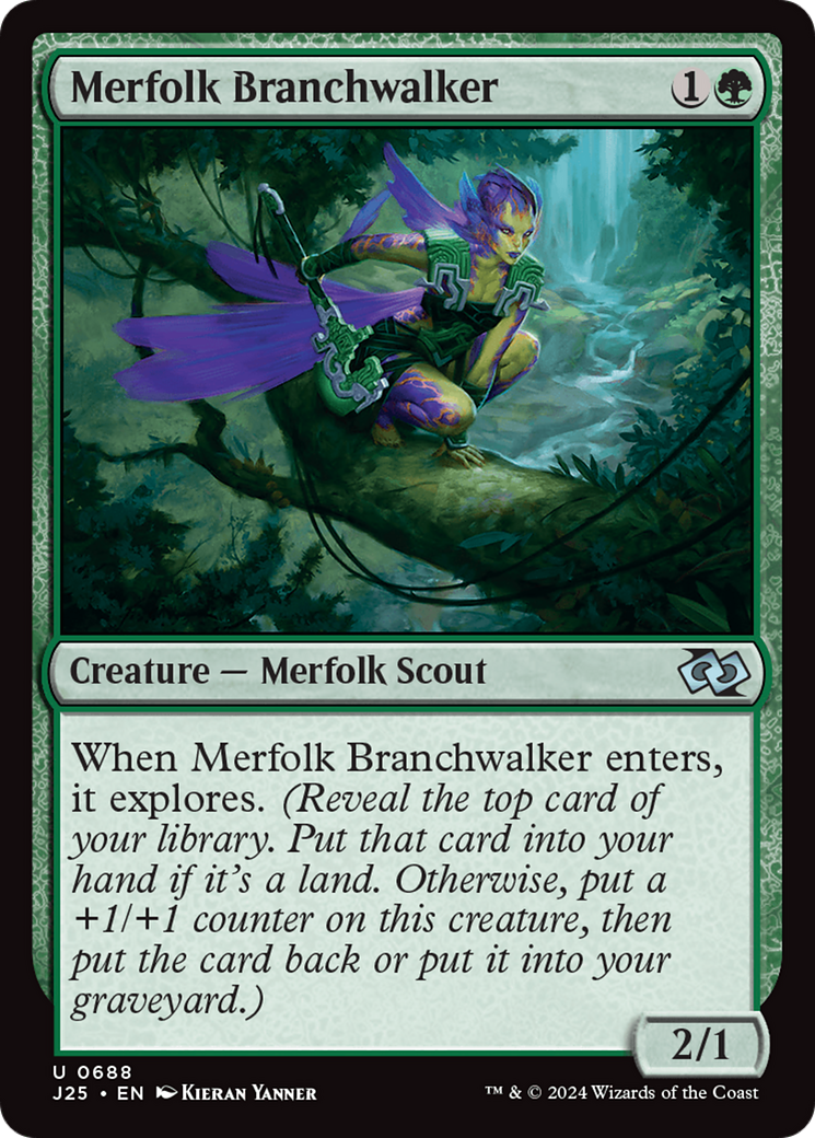 Merfolk Branchwalker [Foundations Jumpstart] MTG Single Magic: The Gathering | Red Claw Gaming