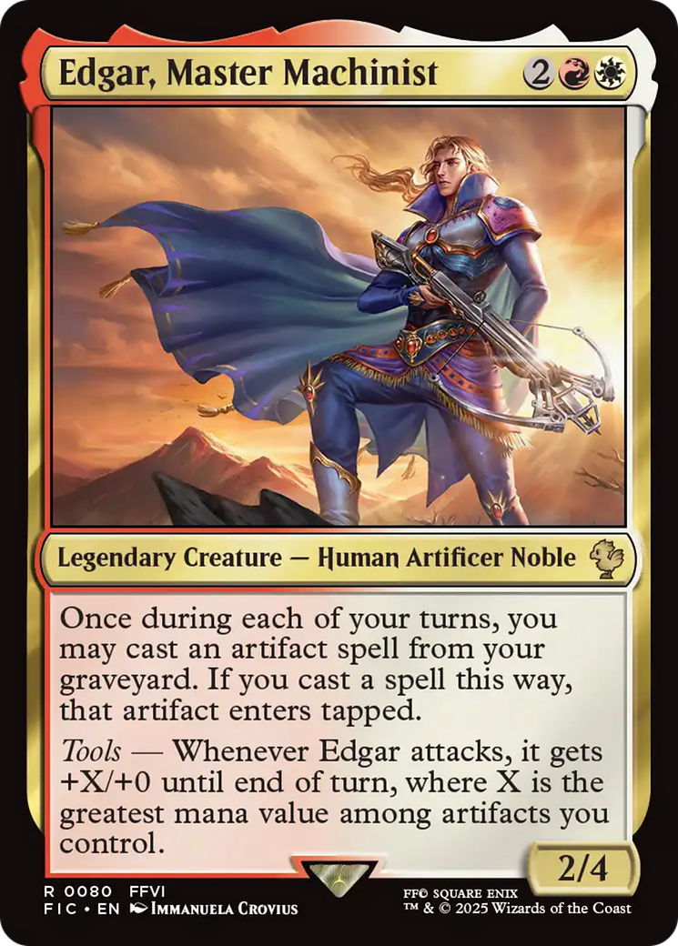 Edgar, Master Machinist [FINAL FANTASY Commander] MTG Single Magic: The Gathering | Red Claw Gaming