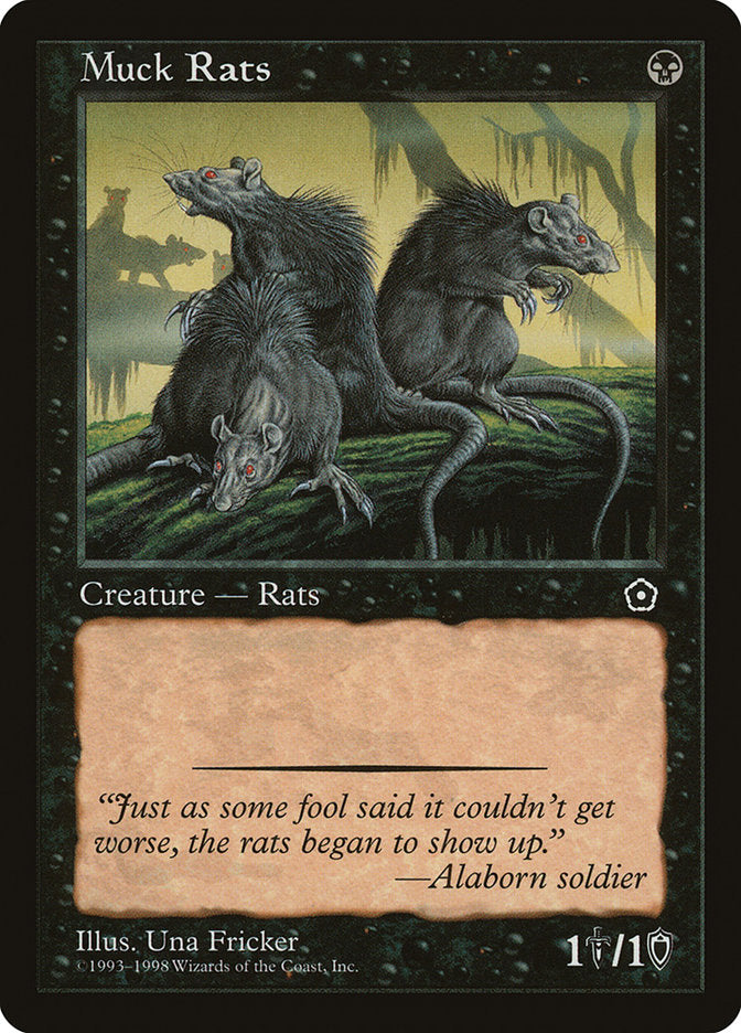 Muck Rats [Portal Second Age] MTG Single Magic: The Gathering | Red Claw Gaming