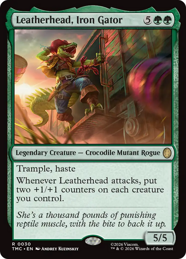 Leatherhead, Iron Gator [Teenage Mutant Ninja Turtles Commander] MTG Single Magic: The Gathering | Red Claw Gaming