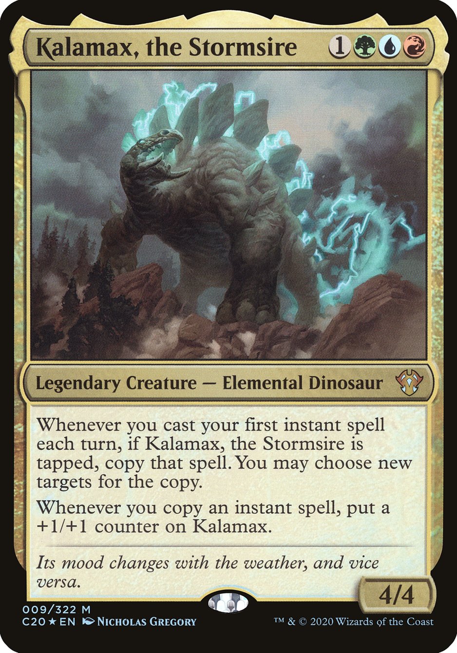 Kalamax, the Stormsire (Oversized) [Commander 2020 Oversized] MTG Single Magic: The Gathering | Red Claw Gaming