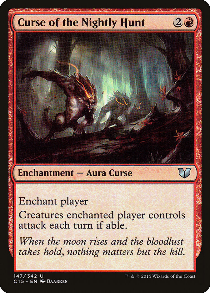 Curse of the Nightly Hunt [Commander 2015] MTG Single Magic: The Gathering | Red Claw Gaming