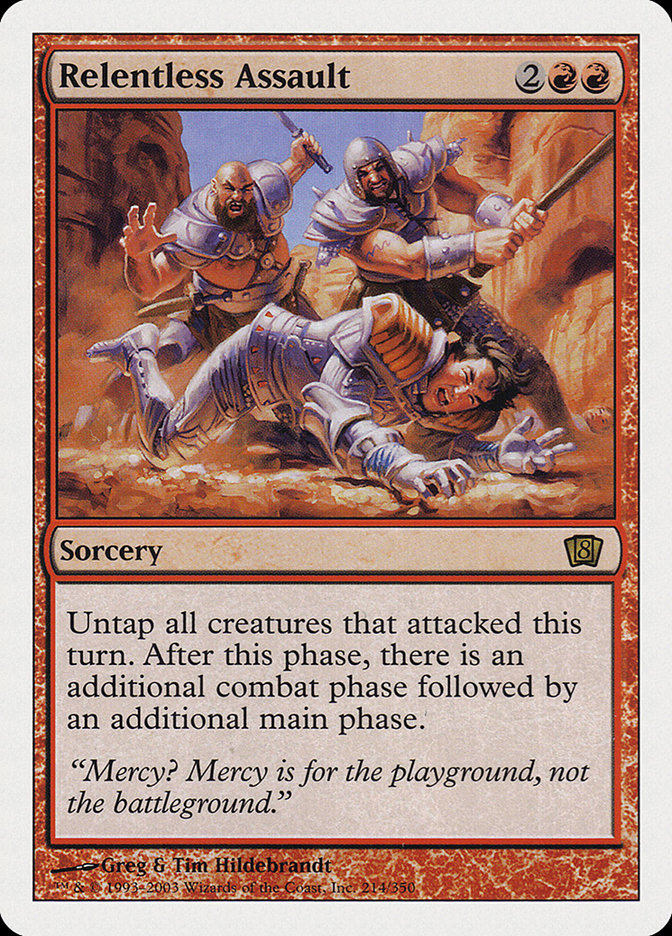 Relentless Assault [Eighth Edition] MTG Single Magic: The Gathering | Red Claw Gaming