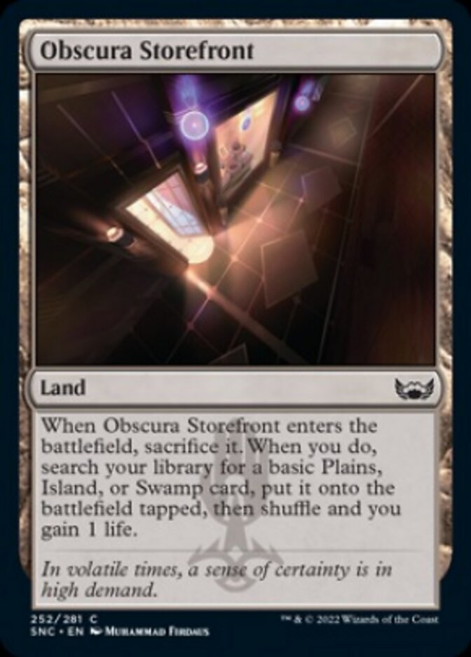 Obscura Storefront [Streets of New Capenna] MTG Single Magic: The Gathering | Red Claw Gaming