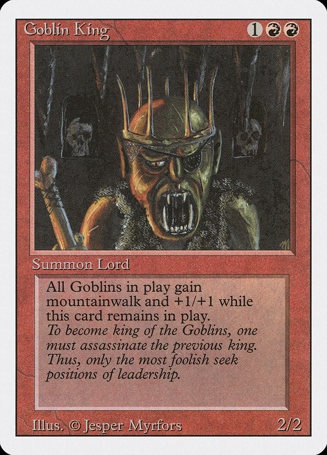 Goblin King [Revised Edition] MTG Single Magic: The Gathering | Red Claw Gaming