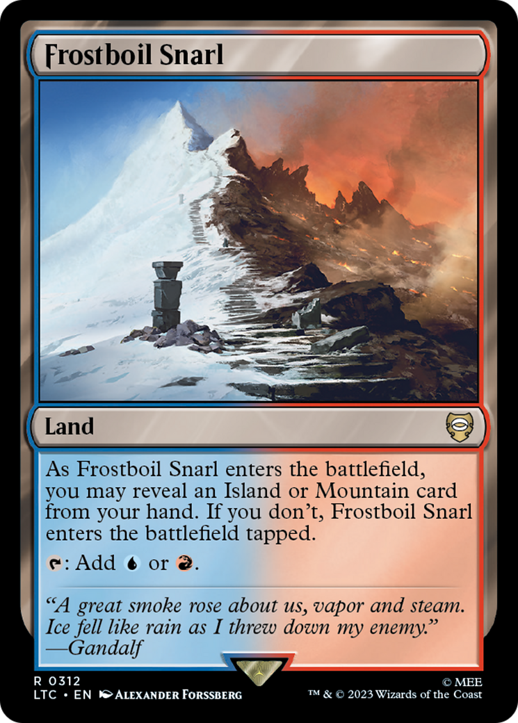 Frostboil Snarl [The Lord of the Rings: Tales of Middle-Earth Commander] MTG Single Magic: The Gathering | Red Claw Gaming