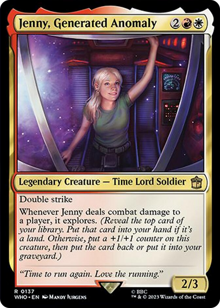 Jenny, Generated Anomaly [Doctor Who] MTG Single Magic: The Gathering | Red Claw Gaming