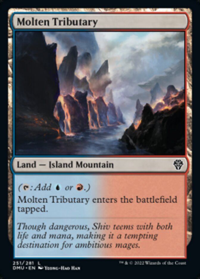 Molten Tributary [Dominaria United] MTG Single Magic: The Gathering | Red Claw Gaming