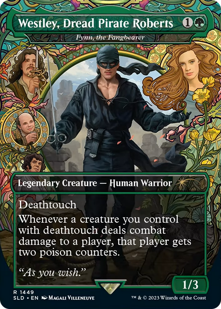 Westley, Dread Pirate Roberts - Fynn, the Fangbearer [Secret Lair Drop Series] MTG Single Magic: The Gathering | Red Claw Gaming