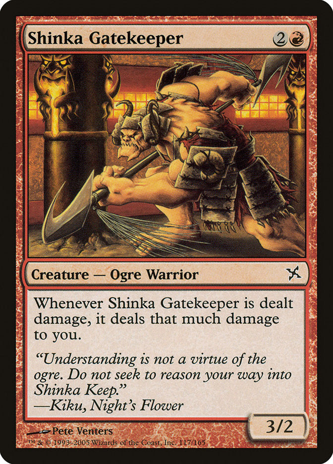 Shinka Gatekeeper [Betrayers of Kamigawa] MTG Single Magic: The Gathering | Red Claw Gaming