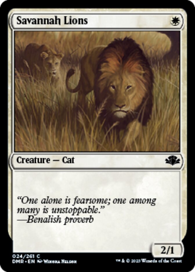 Savannah Lions [Dominaria Remastered] MTG Single Magic: The Gathering | Red Claw Gaming