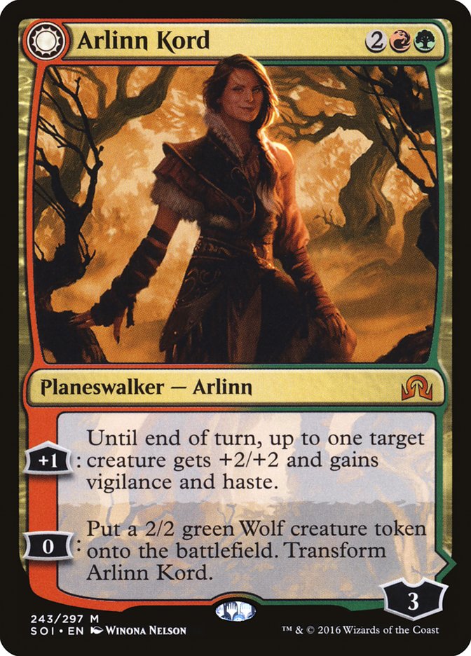 Arlinn Kord // Arlinn, Embraced by the Moon [Shadows over Innistrad] MTG Single Magic: The Gathering | Red Claw Gaming
