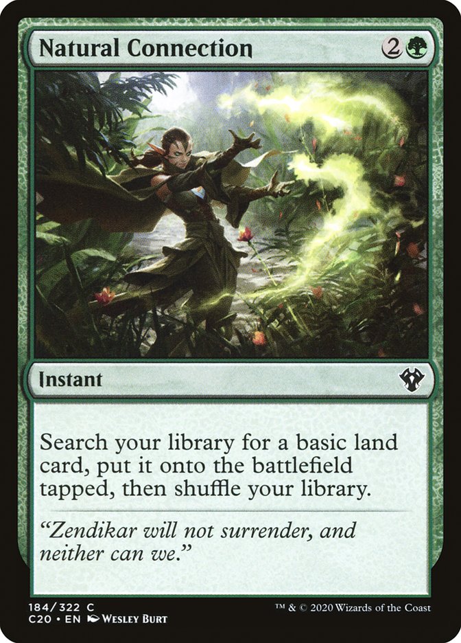 Natural Connection [Commander 2020] MTG Single Magic: The Gathering | Red Claw Gaming