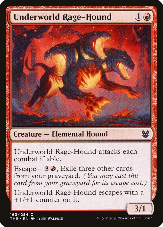 Underworld Rage-Hound [Theros Beyond Death] MTG Single Magic: The Gathering | Red Claw Gaming