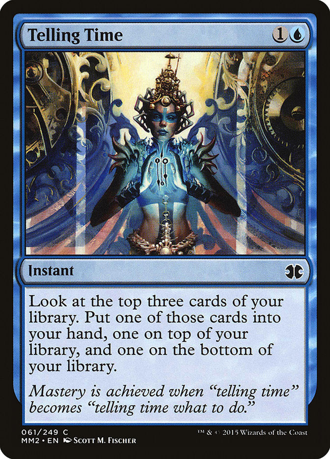 Telling Time [Modern Masters 2015] MTG Single Magic: The Gathering | Red Claw Gaming