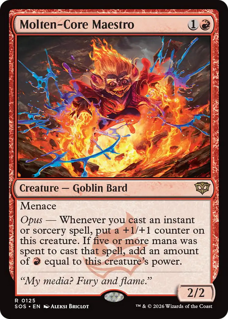 Molten-Core Maestro [Secrets of Strixhaven] MTG Single Magic: The Gathering | Red Claw Gaming