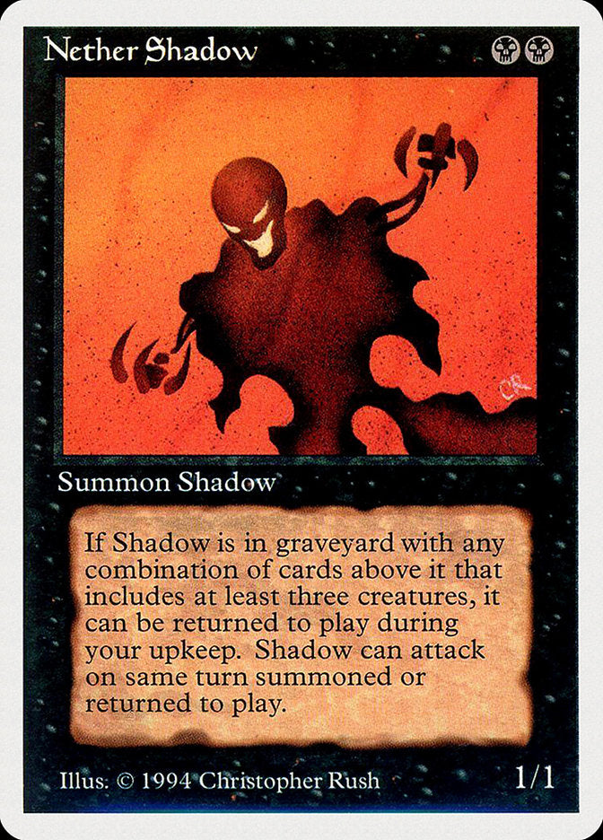 Nether Shadow [Summer Magic / Edgar] MTG Single Magic: The Gathering | Red Claw Gaming