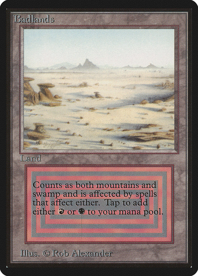 Badlands [Beta Edition] MTG Single Magic: The Gathering | Red Claw Gaming