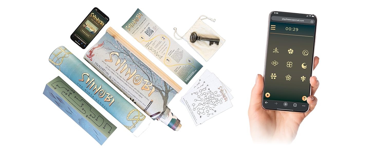 Shinobi The Ninja Scroll Board Game Escape Mail | Red Claw Gaming