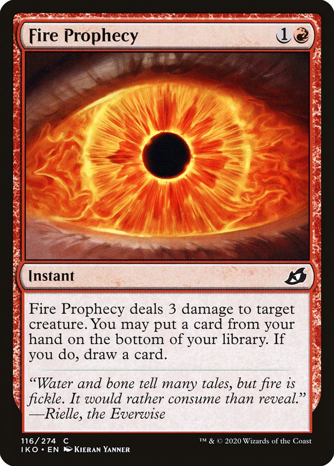Fire Prophecy [Ikoria: Lair of Behemoths] MTG Single Magic: The Gathering | Red Claw Gaming