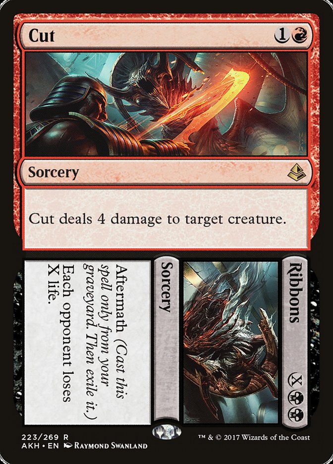 Cut // Ribbons [Amonkhet] MTG Single Magic: The Gathering | Red Claw Gaming