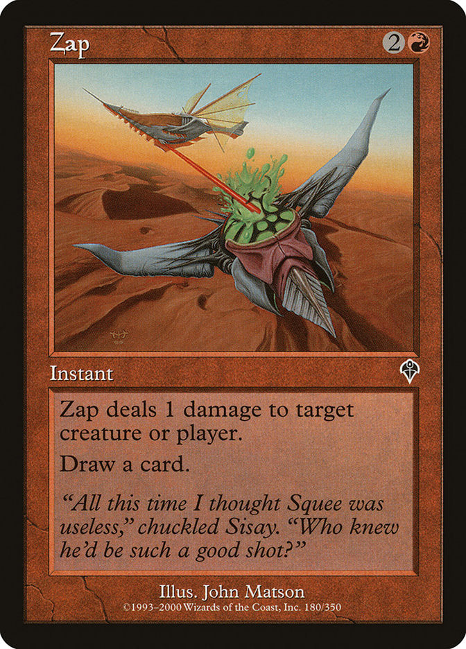 Zap [Invasion] MTG Single Magic: The Gathering | Red Claw Gaming