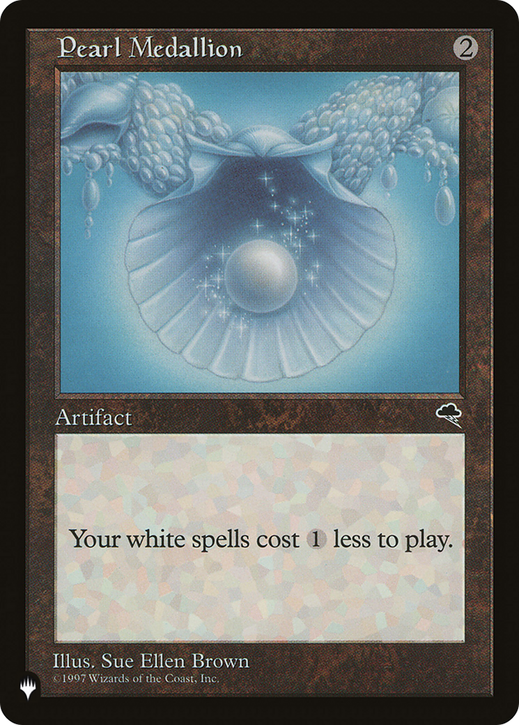 Pearl Medallion [Secret Lair: Angels] MTG Single Magic: The Gathering | Red Claw Gaming
