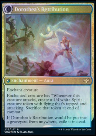 Dorothea, Vengeful Victim // Dorothea's Retribution [Innistrad: Crimson Vow Prerelease Promos] MTG Single Magic: The Gathering | Red Claw Gaming