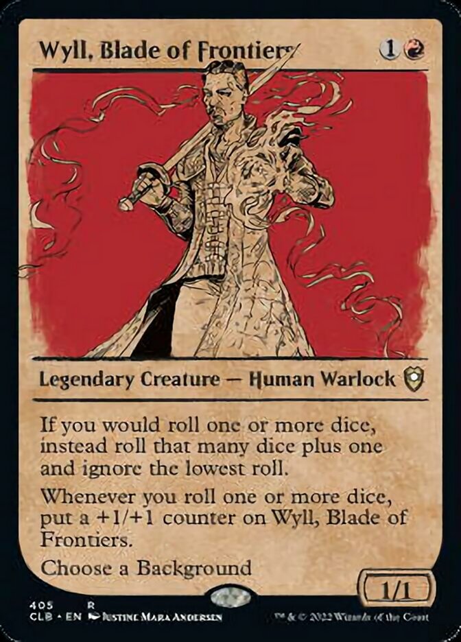Wyll, Blade of Frontiers (Showcase) [Commander Legends: Battle for Baldur's Gate] MTG Single Magic: The Gathering | Red Claw Gaming