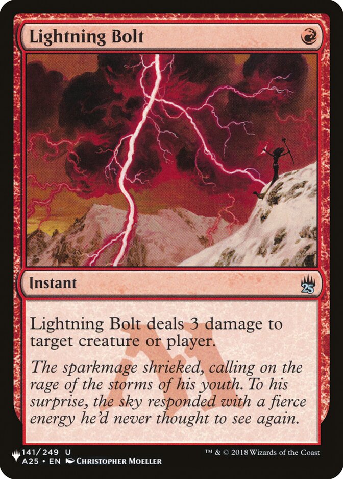 Lightning Bolt (141/249) [The List] MTG Single Magic: The Gathering | Red Claw Gaming