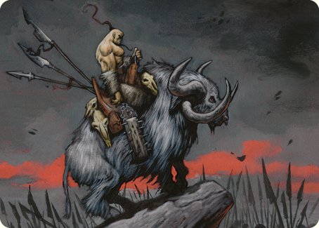 Godo, Bandit Warlord Art Card [Commander Masters Art Series] MTG Single Magic: The Gathering | Red Claw Gaming