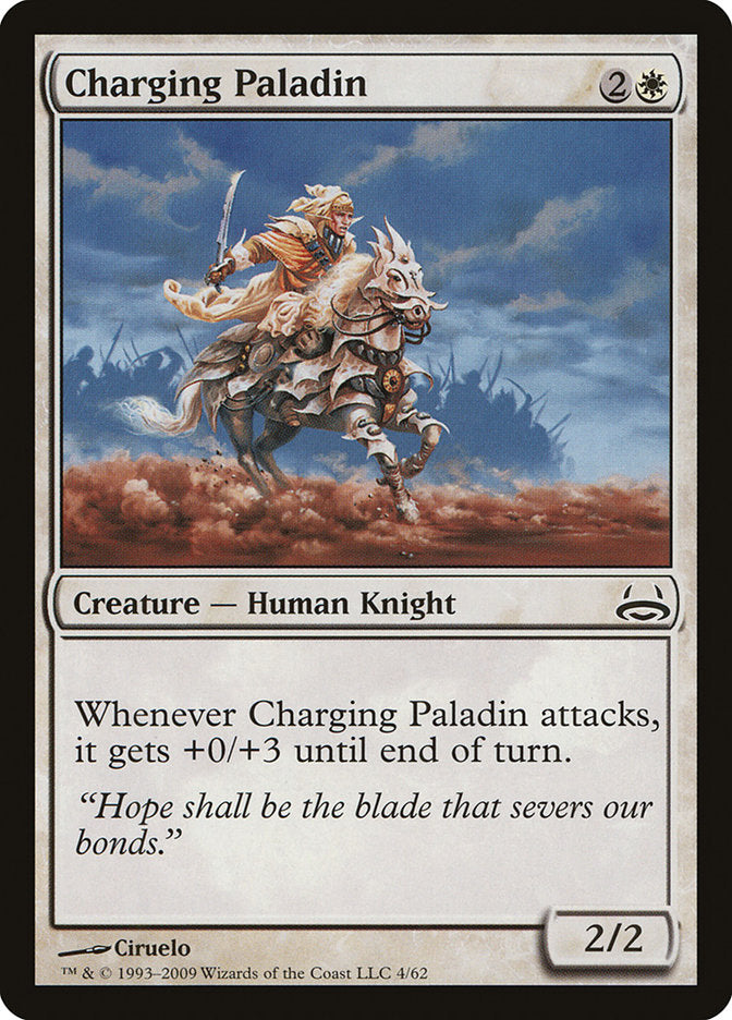 Charging Paladin [Duel Decks: Divine vs. Demonic] MTG Single Magic: The Gathering | Red Claw Gaming