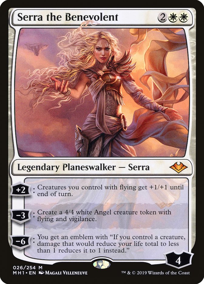 Serra the Benevolent [Modern Horizons] MTG Single Magic: The Gathering    | Red Claw Gaming