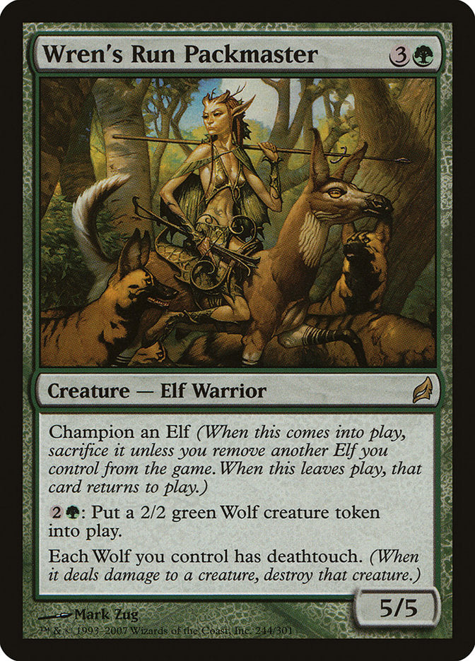 Wren's Run Packmaster [Lorwyn] MTG Single Magic: The Gathering | Red Claw Gaming