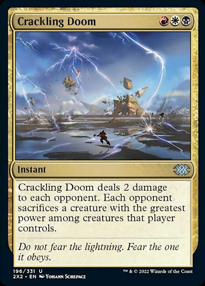 Crackling Doom [Double Masters 2022] MTG Single Magic: The Gathering    | Red Claw Gaming