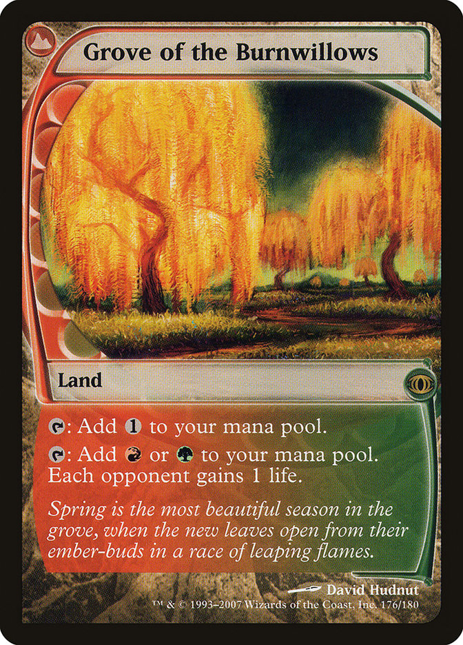 Grove of the Burnwillows [Future Sight] MTG Single Magic: The Gathering | Red Claw Gaming