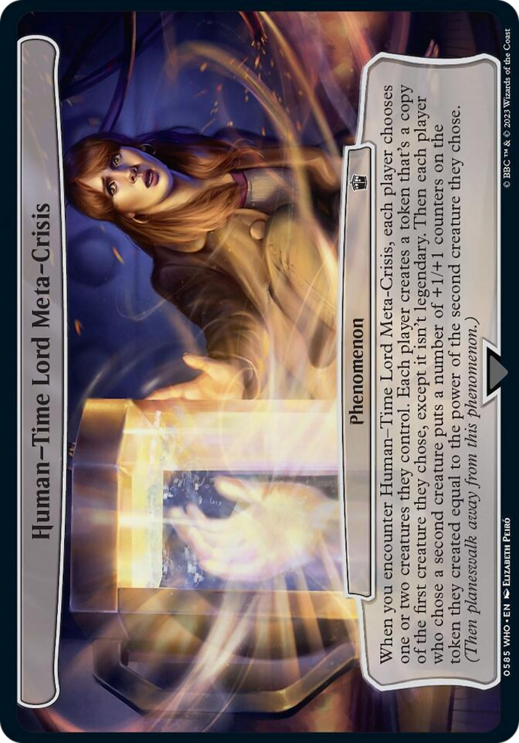 Human-Time Lord Meta-Crisis [Doctor Who] MTG Single Magic: The Gathering | Red Claw Gaming