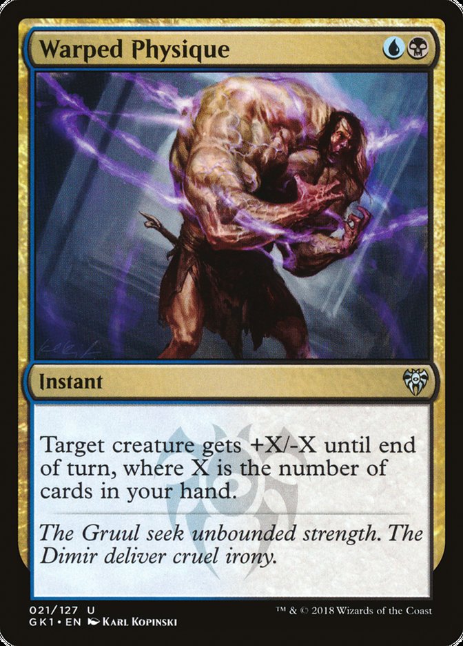 Warped Physique [Guilds of Ravnica Guild Kit] MTG Single Magic: The Gathering | Red Claw Gaming