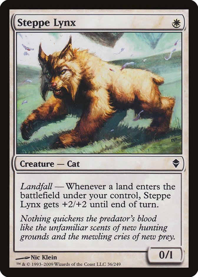Steppe Lynx [Zendikar] MTG Single Magic: The Gathering | Red Claw Gaming