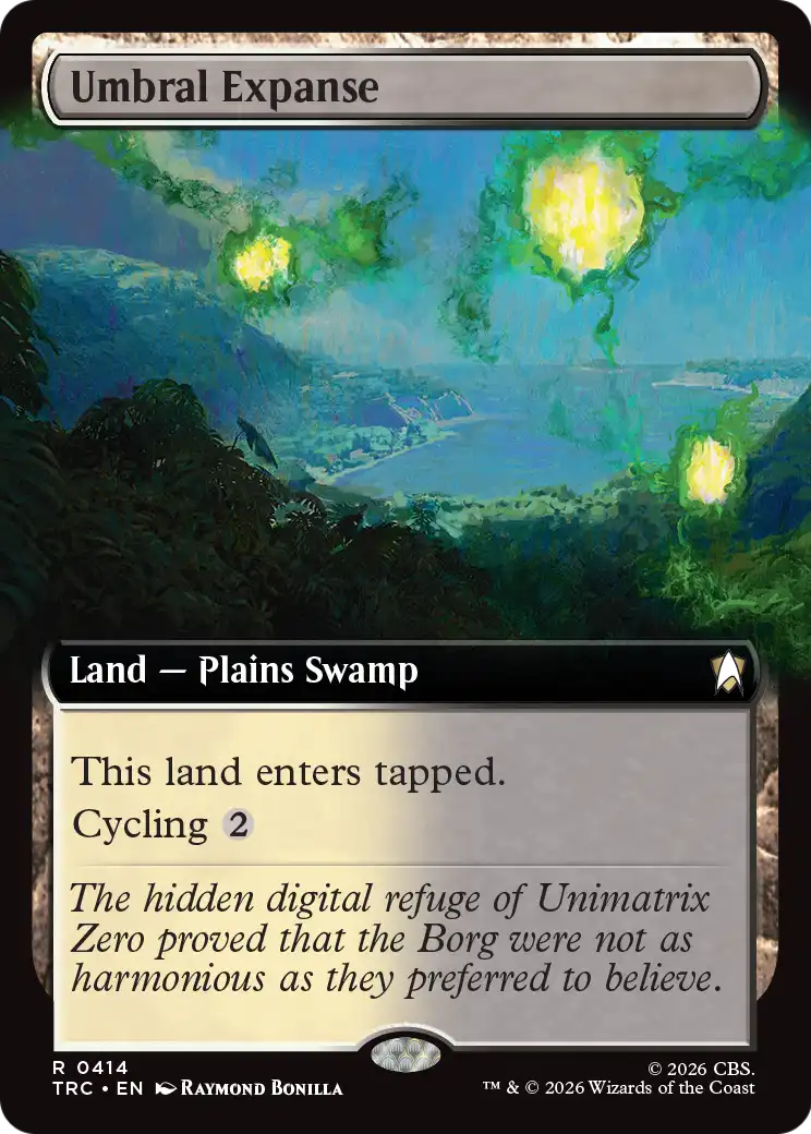 Umbral Expanse (Extended Art) [Star Trek Commander] MTG Single Magic: The Gathering | Red Claw Gaming