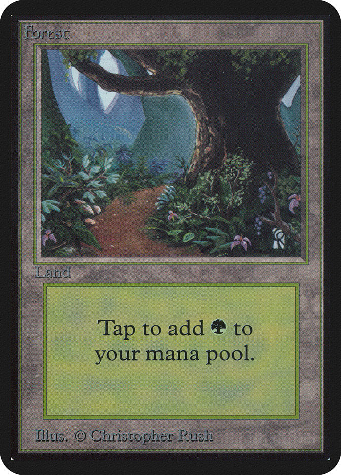 Forest (295) [Alpha Edition] MTG Single Magic: The Gathering | Red Claw Gaming