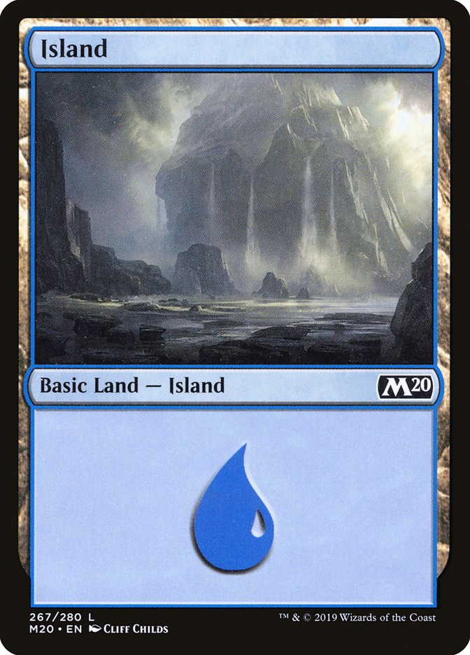 Island (267) [Core Set 2020] MTG Single Magic: The Gathering | Red Claw Gaming