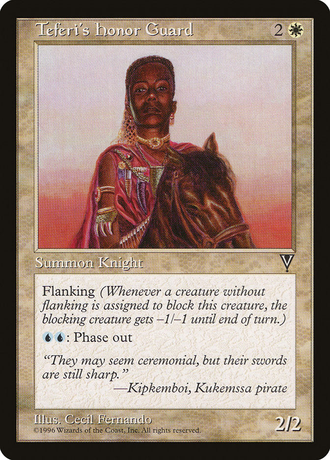 Teferi's Honor Guard [Visions] MTG Single Magic: The Gathering | Red Claw Gaming